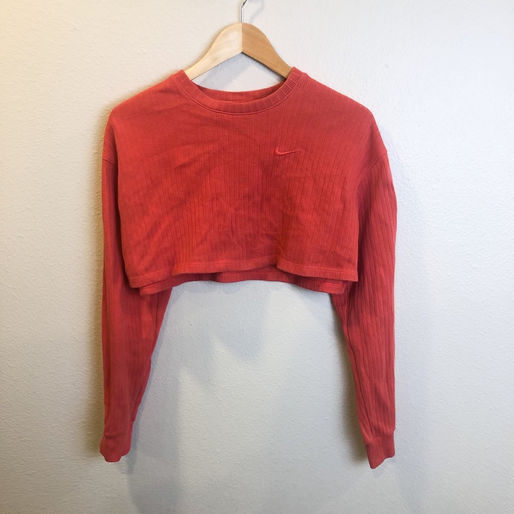 Nike Red Crop Top